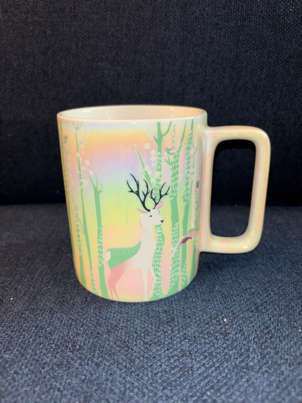 Starbucks Holiday 2020 Iridescent Opal Deer/Forest Mug